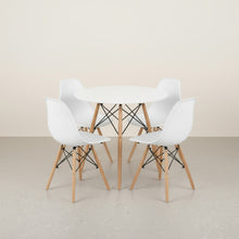 Load image into Gallery viewer, Cena 5 Piece Round Dining Set - White