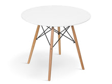 Load image into Gallery viewer, Cena Dining Table Round 90 x 76 cm - White