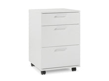 Load image into Gallery viewer, Nakia 3 Drawer Filing Cabinet - White