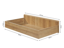 Load image into Gallery viewer, Harris King Bed Frame with Storage - Oak