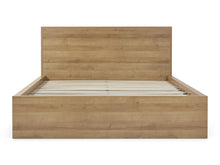 Load image into Gallery viewer, Harris King Bed Frame with Storage - Oak