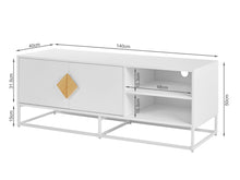 Load image into Gallery viewer, Alaska 1.4m Entertainment Unit - White