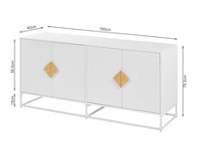 Load image into Gallery viewer, Alaska Sideboard Buffet Table - White