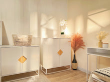 Load image into Gallery viewer, Alaska Wooden 2 Door Cabinet - White