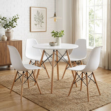 Load image into Gallery viewer, Cena Dining Table Round 80 x 76 cm - White