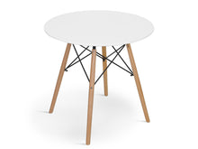 Load image into Gallery viewer, Cena Dining Table Round 80 x 76 cm - White