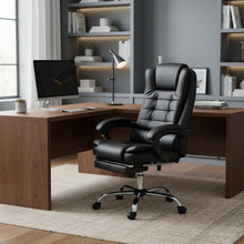 Load image into Gallery viewer, Dois Office Chair with Footrest - Black