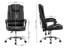 Load image into Gallery viewer, Carleen Massage Office Chair - Black