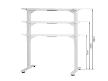 Load image into Gallery viewer, Bennie 120cm Dual Motor Electric Standing Desk - Beige