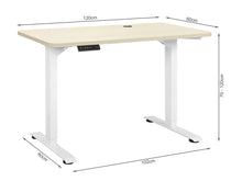 Load image into Gallery viewer, Bennie 120cm Dual Motor Electric Standing Desk - Beige