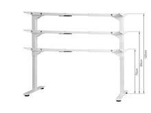 Load image into Gallery viewer, Bennie 160cm Dual Motor Electric Standing Desk - Beige