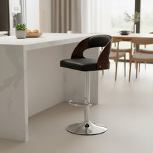 Load image into Gallery viewer, Holt Swivel Bar Stool - Black