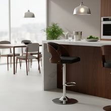 Load image into Gallery viewer, Holt Swivel Bar Stool - Black