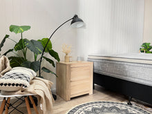 Load image into Gallery viewer, Borneo Wooden Bedside Table - Oak