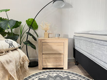 Load image into Gallery viewer, Borneo Wooden Bedside Table - Oak