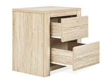 Load image into Gallery viewer, Borneo Wooden Bedside Table - Oak At Betalife
