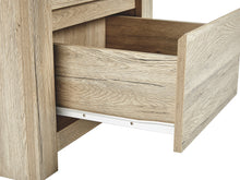 Load image into Gallery viewer, Borneo Wooden Bedside Table - Oak