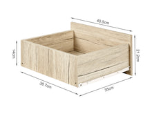 Load image into Gallery viewer, Borneo Wooden Bedside Table - Oak