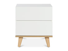 Load image into Gallery viewer, Hudson Wooden Bedside Table - White At Betalife
