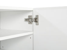 Load image into Gallery viewer, Hudson 3 Door Shoe Cabinet Storage Rack - White