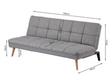 Load image into Gallery viewer, 22994 - Chile 3 Seater Sofa Bed - Light Grey - Betalife