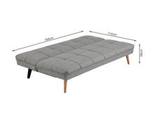 Load image into Gallery viewer, 22994 - Chile 3 Seater Sofa Bed - Light Grey - Betalife