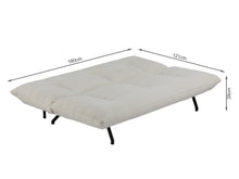 Load image into Gallery viewer, 22995W - Bolivia 3 Seater Sofa Bed - White - Betalife