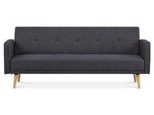 Load image into Gallery viewer, Jarrod 3 Seater Sofa Bed - Dark Grey