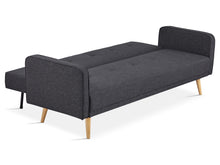 Load image into Gallery viewer, Jarrod 3 Seater Sofa Bed - Dark Grey