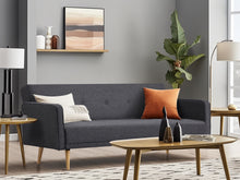 Load image into Gallery viewer, Jarrod 3 Seater Sofa Bed - Dark Grey