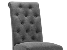 Load image into Gallery viewer, Zoey Upholstered Dining Chair - Set of 2 - Dark Grey
