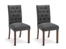 Load image into Gallery viewer, Lucia Upholstered Dining Chair - Set of 2 - Dark Grey