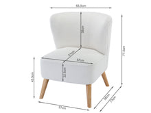 Load image into Gallery viewer, Alice Occasional Chair - Cream