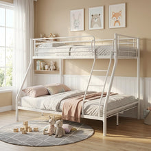 Load image into Gallery viewer, Dobson Metal Triple Bunk Bed - White
