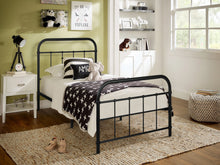 Load image into Gallery viewer, Taylor Single Metal Bed Frame - Black