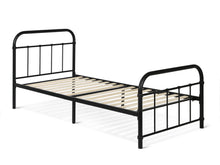 Load image into Gallery viewer, Taylor Single Metal Bed Frame - Black