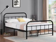 Load image into Gallery viewer, Taylor King Single Metal Bed Frame - Black