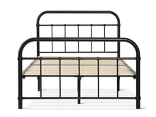 Load image into Gallery viewer, Taylor King Single Metal Bed Frame - Black