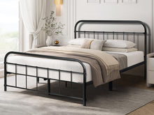 Load image into Gallery viewer, Taylor Double Metal Bed Frame - Black