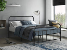 Load image into Gallery viewer, Taylor Double Metal Bed Frame - Black