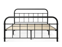 Load image into Gallery viewer, Taylor Double Metal Bed Frame - Black