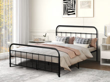 Load image into Gallery viewer, Taylor Queen Metal Bed Frame - Black