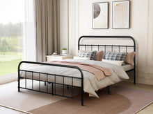 Load image into Gallery viewer, Taylor Queen Metal Bed Frame - Black