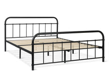 Load image into Gallery viewer, Taylor Queen Metal Bed Frame - Black