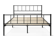 Load image into Gallery viewer, 23015 - Keira Double Metal Bed Frame - Black - Betalife