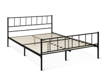 Load image into Gallery viewer, Keira Queen Metal Bed Frame - Black