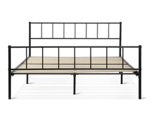 Load image into Gallery viewer, Keira Queen Metal Bed Frame - Black