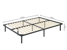 Load image into Gallery viewer, Graham Queen Metal Bed Frame - Black