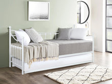Load image into Gallery viewer, Hartz Single Metal Trundle Bed Frame - White