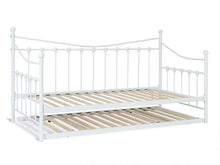 Load image into Gallery viewer, Hartz Single Metal Trundle Bed Frame - White